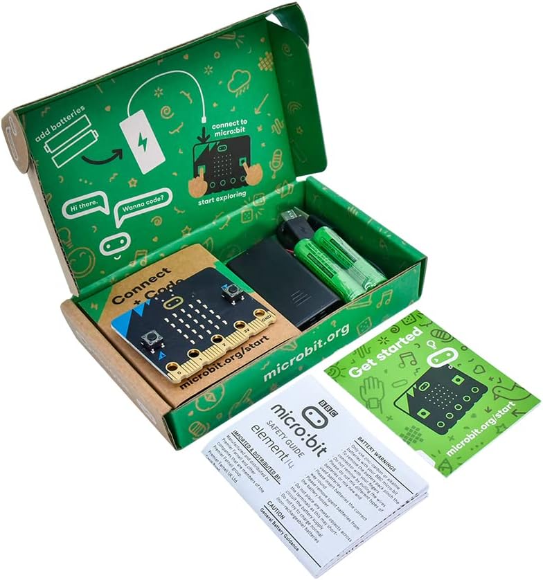 Keyestudio مجموعة ميكرو:بت V2 الأصلية - مجموعة بدء التشغيل ميكروبت V2، مع ميكرو:بت V2، حاملة بطارية، كابل USB ميكرو - Image 4